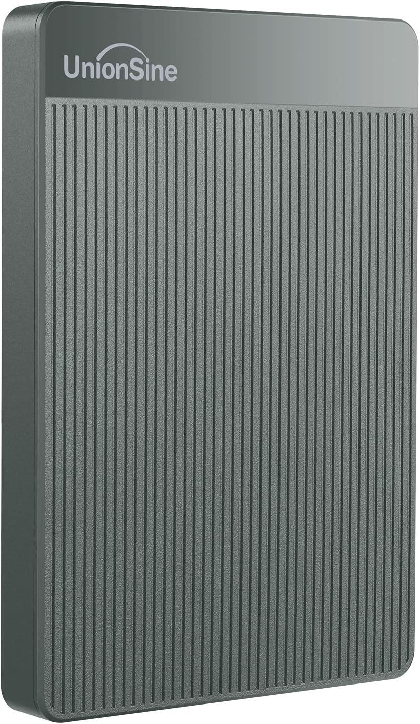 1TB Portable External Hard Drive USB3.0 HDD Black Pack of 2 H233