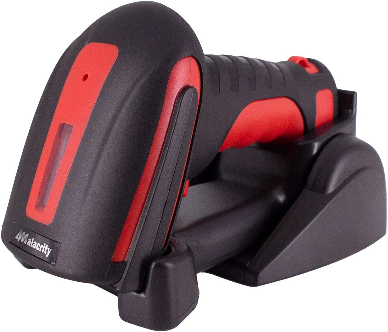2D Industrial Barcode Scanner with Wireless Charging Stand, 433Mhz Wireless & Bluetooth 2in1 Barcode Reader, Pack of 2 Q1137