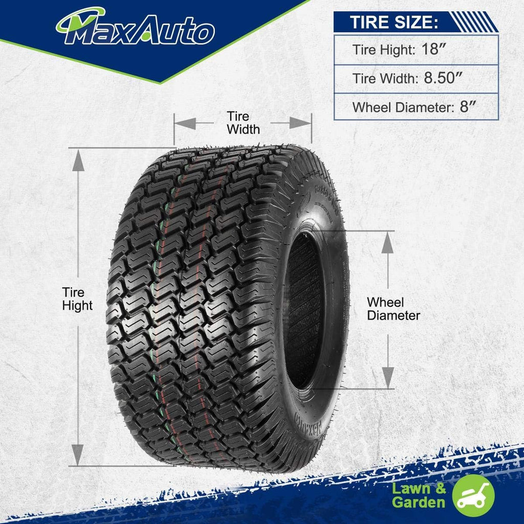 18x8.50-8 4PR Turf Tires, Set of 4 B201