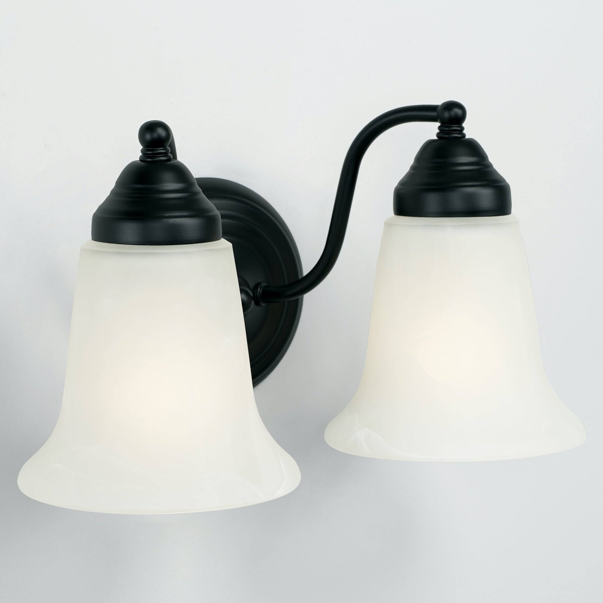 2 Light Vanity Matte Black F36796