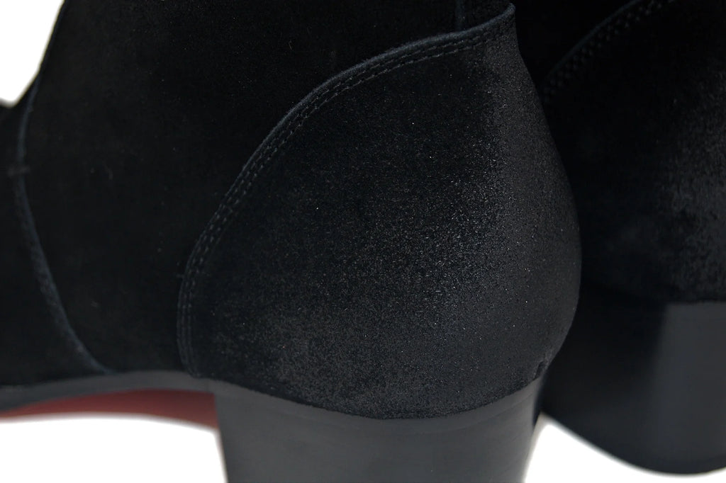 Black Suede Chelsea Boots N300807