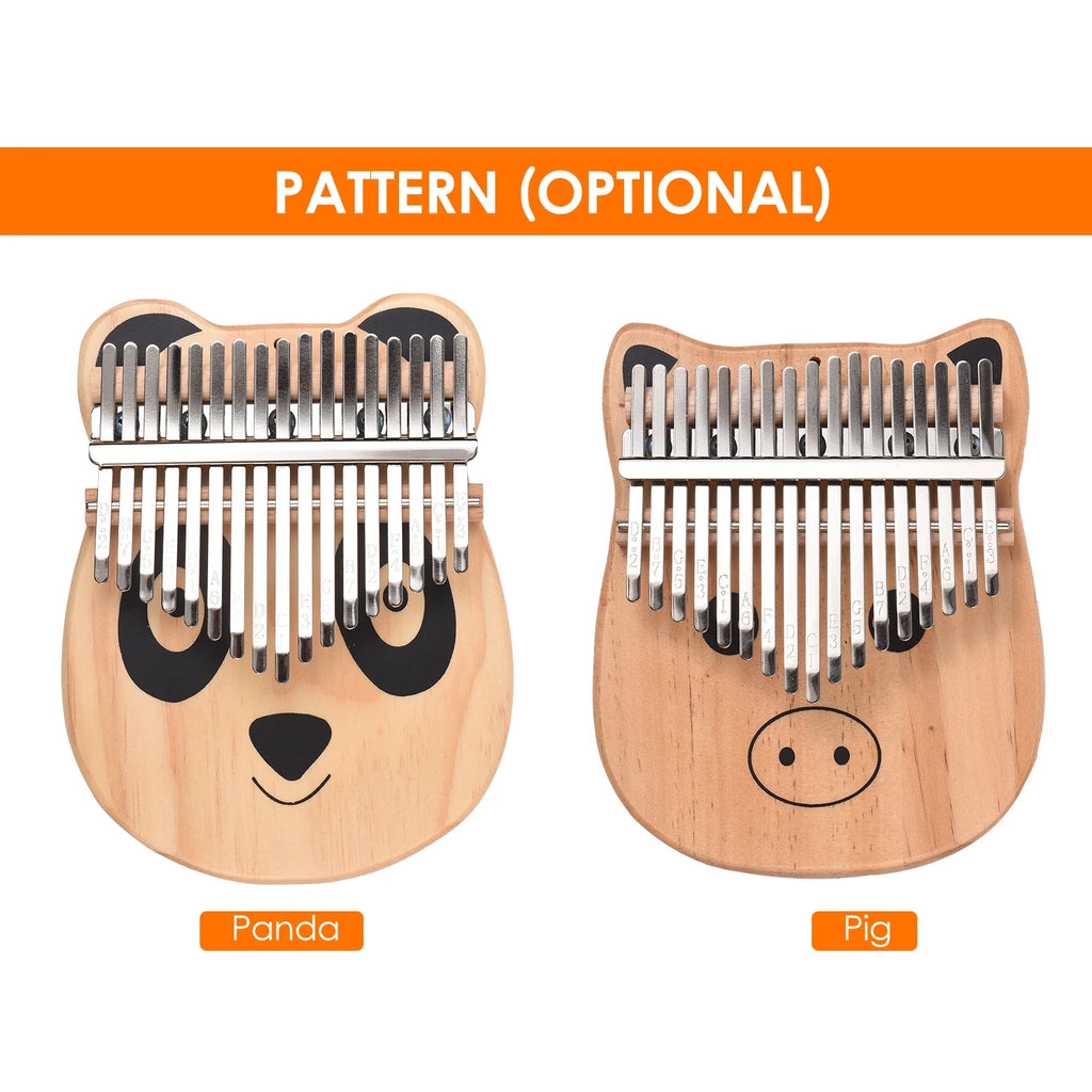 17-Key Portable Thumb Piano Y6167