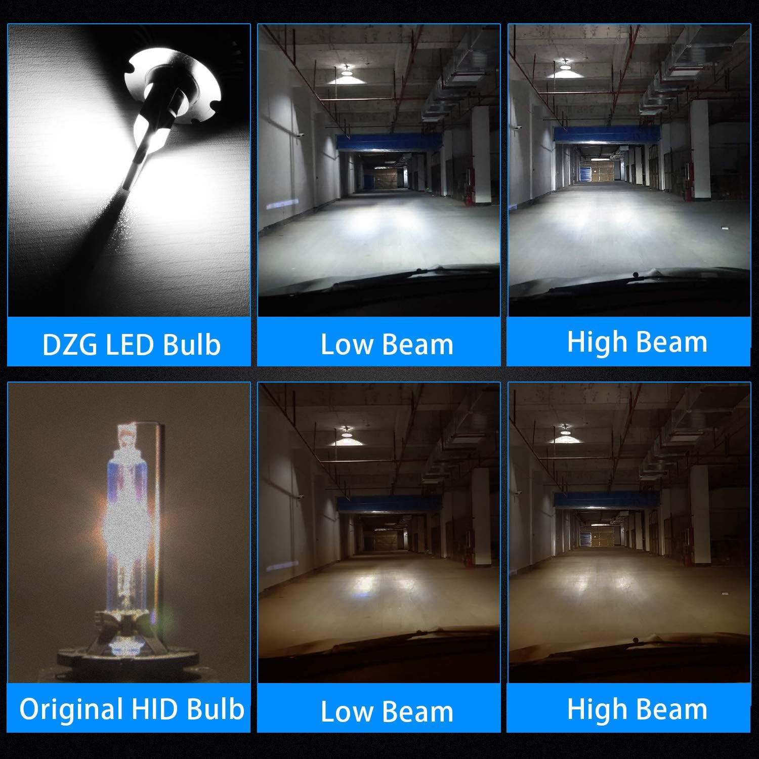 D1S D1R LED Headlight Bulb Conversion Kit, 1 Pair Pack of 2 G170
