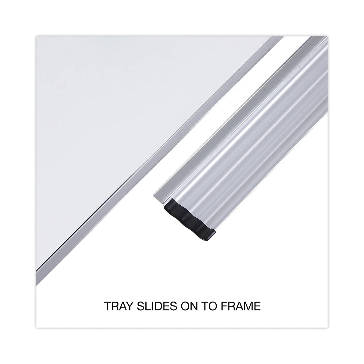 48 in. x 36 in. Lacquered Steel Magnetic Dry Erase Marker Board X82512