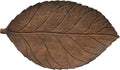 Hand-Carved Mango Wood Leaf Tray, Brown Pack of 2 K41370