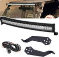 30'' Curved LED Light Bar with Windshield Mount Brackets for UTV B6371