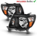 Chrome Replacement Headlights Pair for Toyota Tacoma Pickup E6537