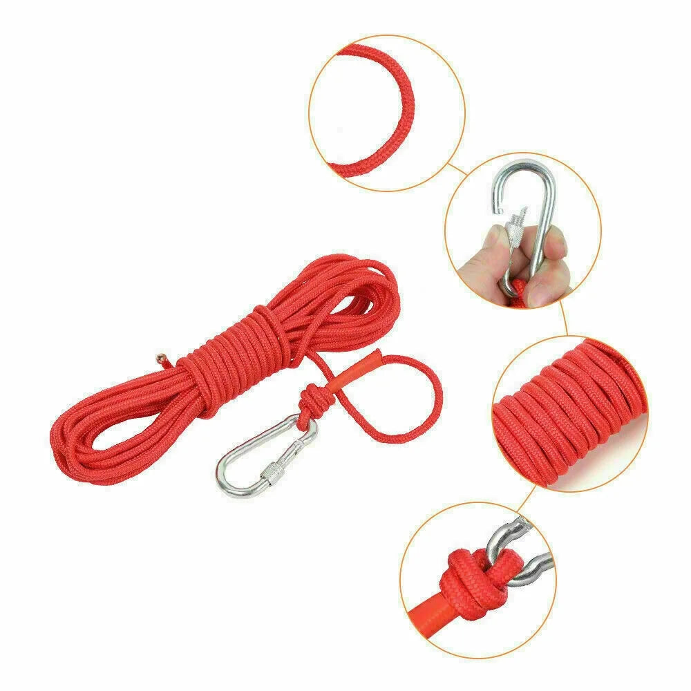 Double Side Neodymium Fishing Magnet Kit with Rope and Carabiner Z446