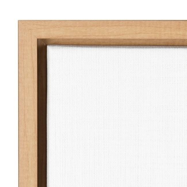 Canvas Art Framed White Shadow Black W254208