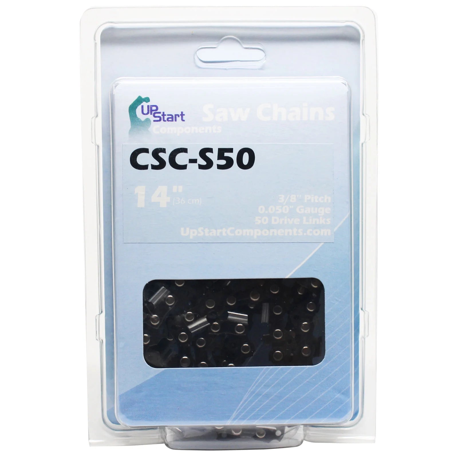 4-Pack 14" Semi Chisel Saw Chain, 3/8" Low Profile, 0.050" Gauge, 50 Drive Links H382599