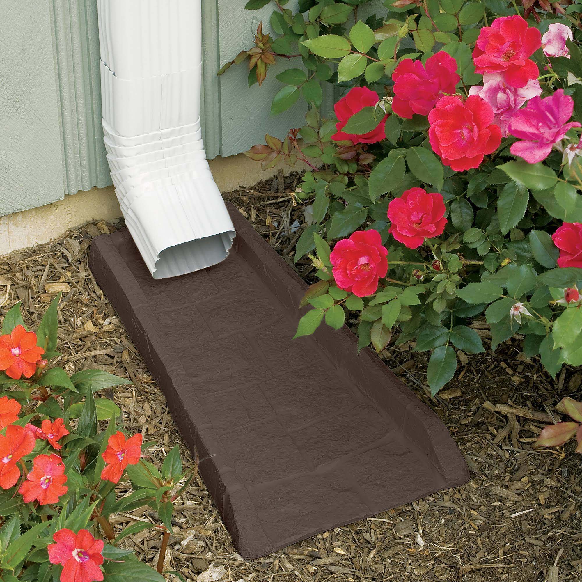 6 Pack Rain Gutter Downspout Splash BLOCK X559325