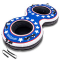 Heavy Duty 2 Person Winter Snow Tube with Canvas Cover S59685
