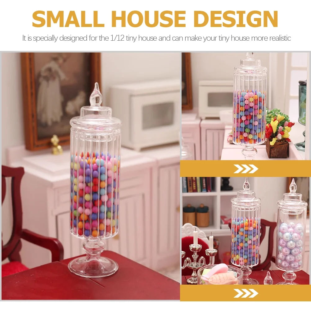 Mini Glass Candy Jars with Lids I438594