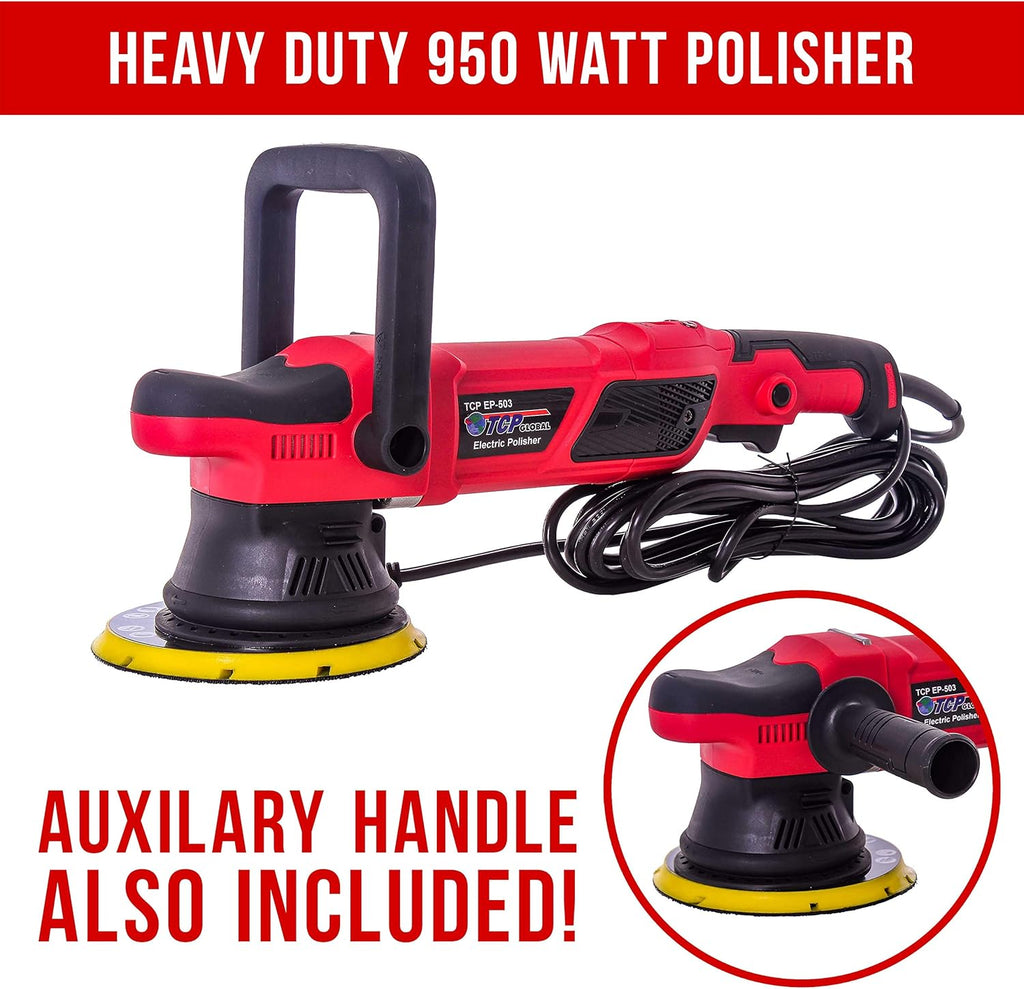 6" Variable Speed Random Orbit Dual-Action Polisher, 8 Amps, Pack of 2 H4847