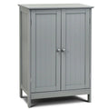 Gray Double Door Bathroom Floor Cabinet I88670