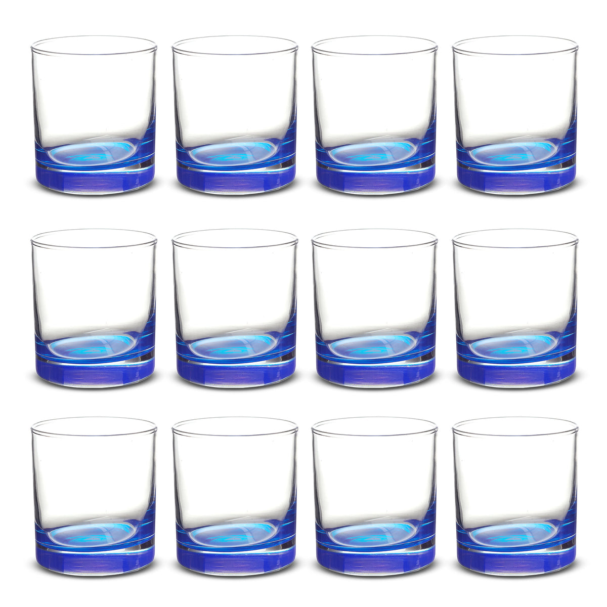 Blue 10.5 oz Whiskey Glass Set of 12 N210