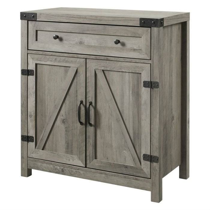Grey Wash Accent Storage Cabinet A737