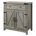 Grey Wash Accent Storage Cabinet A737