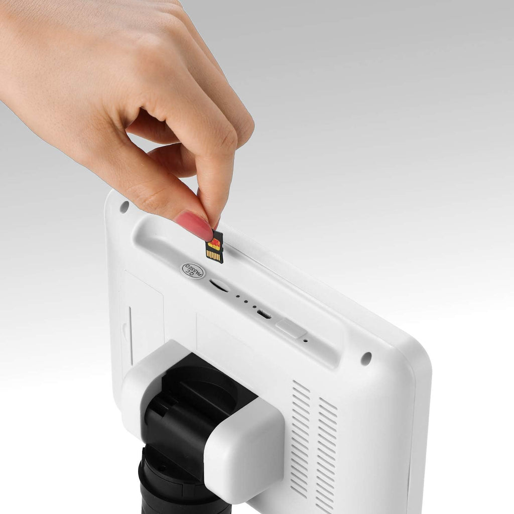 Digital Microscope 7 Inches LCD 1080P 200X Magnification Soldering Tool A8890