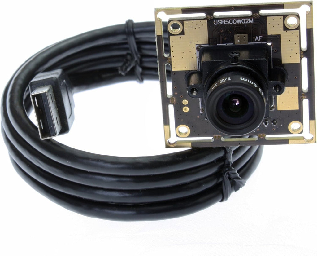 Mini Aluminum Black USB Security Camera with 170degree Wide Angle Fisheye Lens and 3Meters USB Cable L963