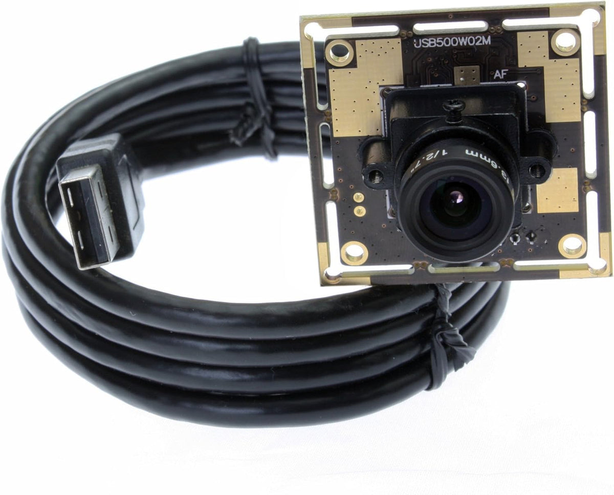 Mini Aluminum Black USB Security Camera with 170degree Wide Angle Fisheye Lens and 3Meters USB Cable L963