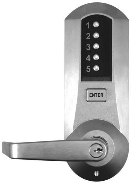 Mechanical Push Button Door Lock with Lever J958741