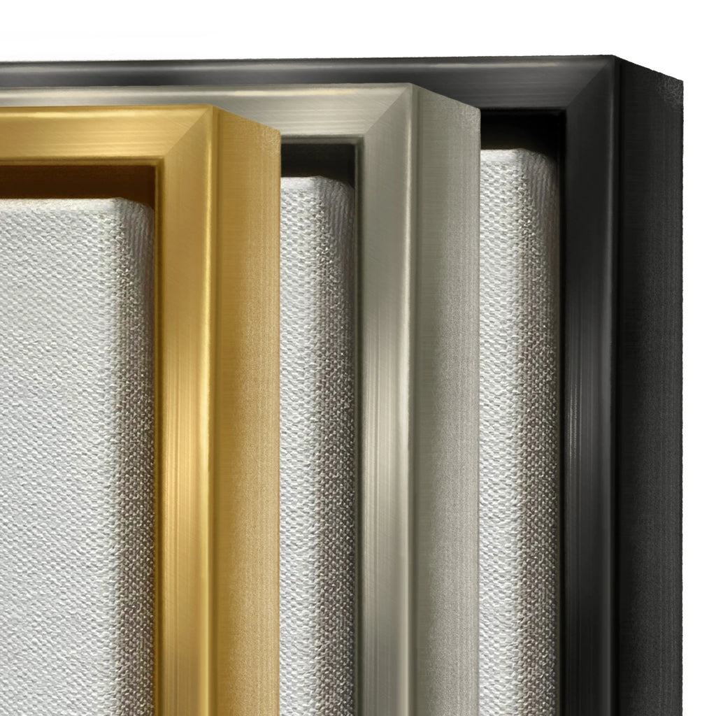 Metallic Gold Framed Canvas Print Wall Art T85559