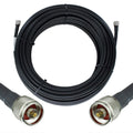 100ft Ultra Low Loss Coaxial Cable 50ohm N Male to N Male Black L216672