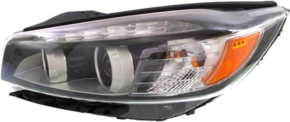For Kia Sorento Headlight 2016 2017 2018 Driver Side with LED Accent Light D128