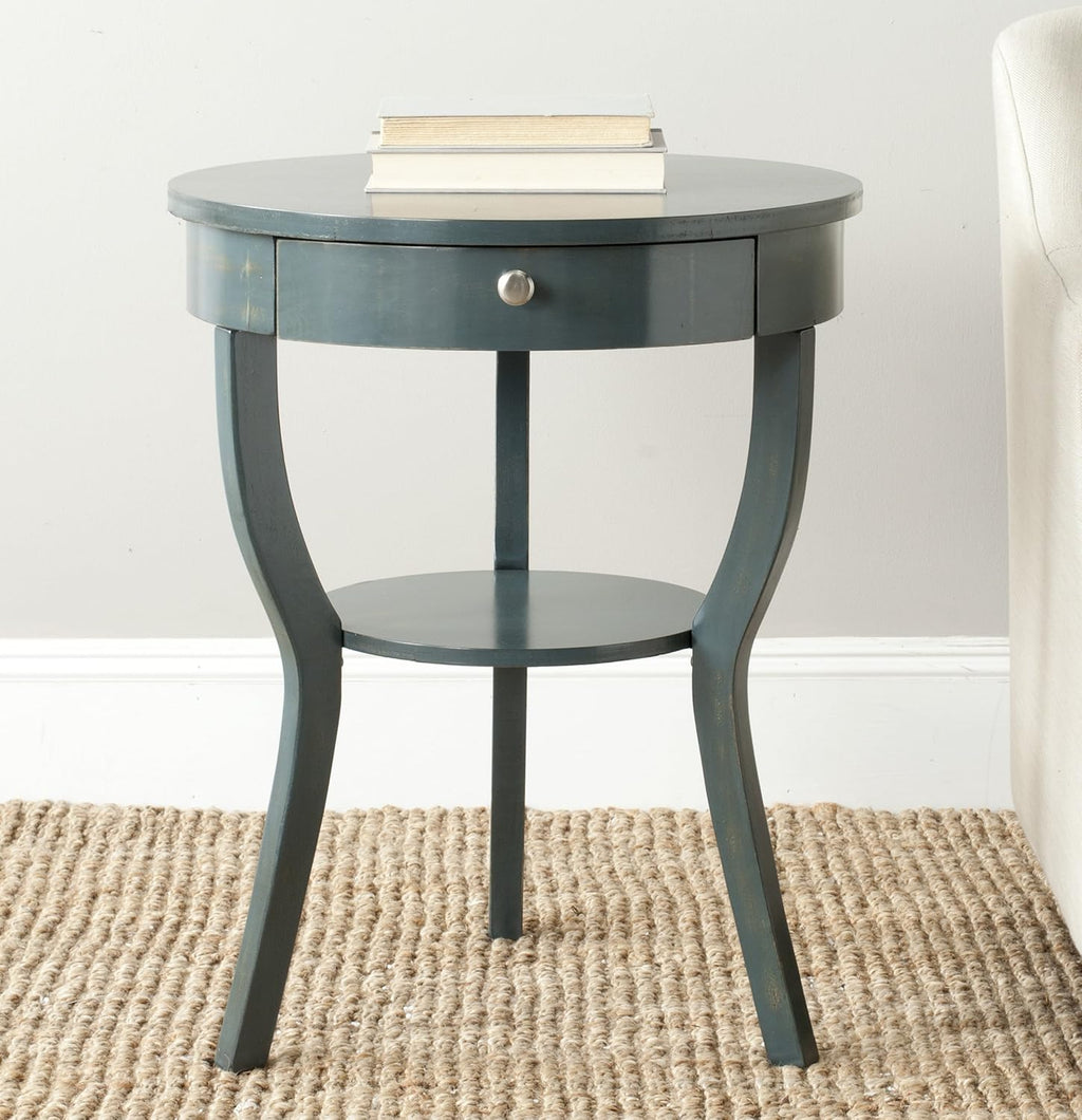 French Grey End Table M1565