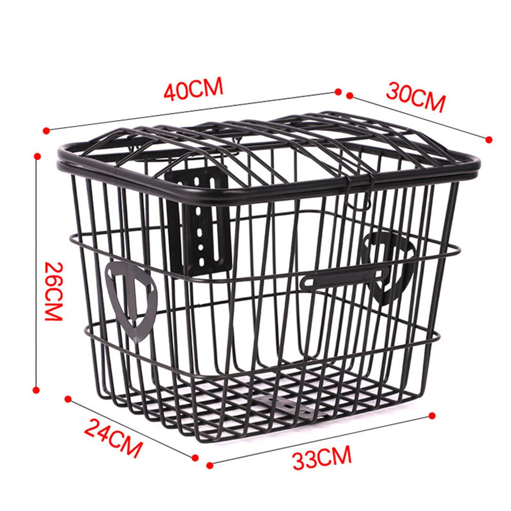 Detachable Front Handlebar Bike Basket O38833