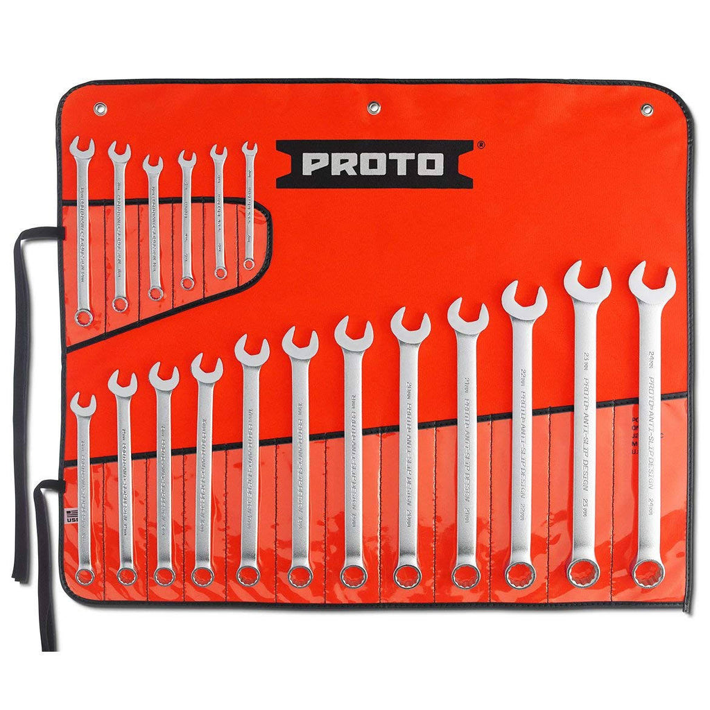 18 PC Metric Combination Wrench Set J6105