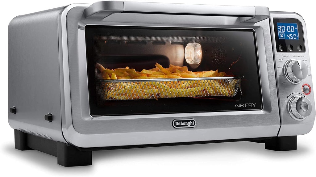 Stainless Steel 9-in-1 Digital Air Fry Convection Toaster Oven with Cooking Accessories H2488