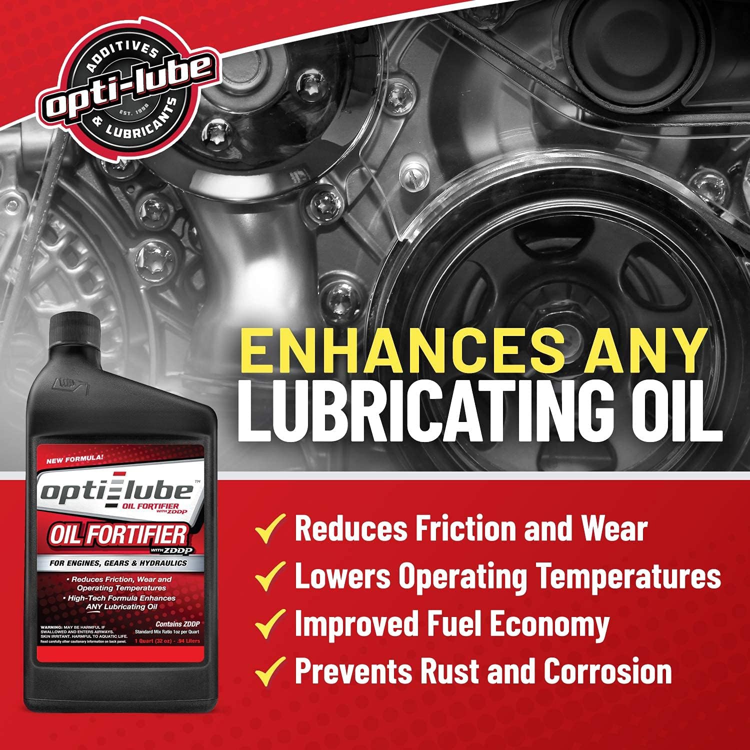 ZDDP Oil Fortifier Quart Pack of 2 S3133