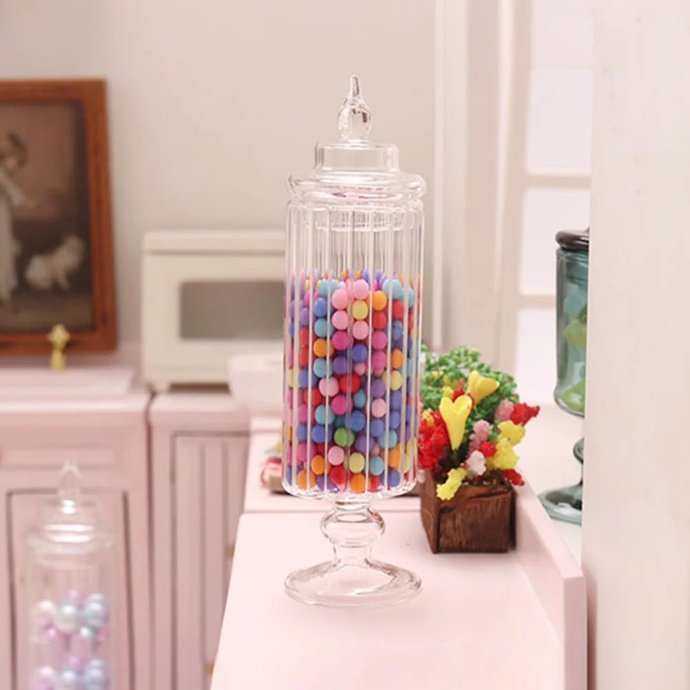 Mini Glass Candy Jars with Lids I438594