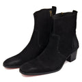 Black Suede Chelsea Boots N300807