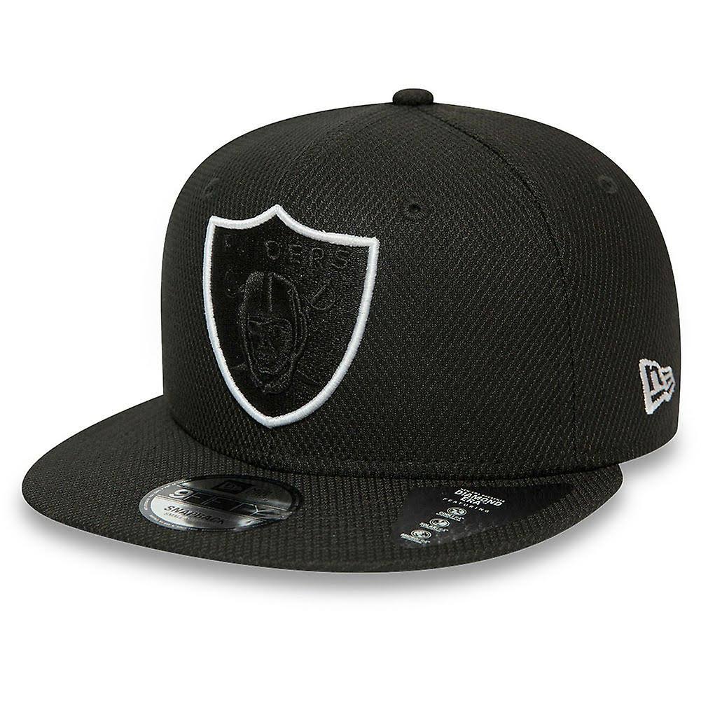 Black Outline Raiders Snapback Cap N432