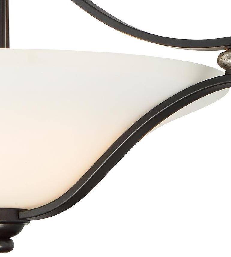 2 Light Semi Flush Mount Lathan Bronze G89787