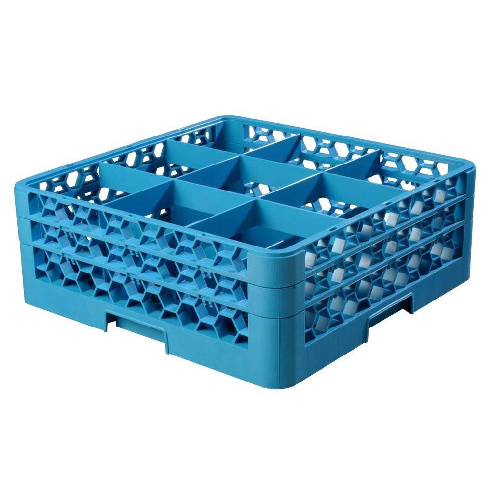 9 Compartment Glass Rack with 2 Extenders D5781