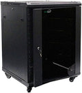 15U Wall Mount Audio Video Rack Cabinet with Glass Door N123298