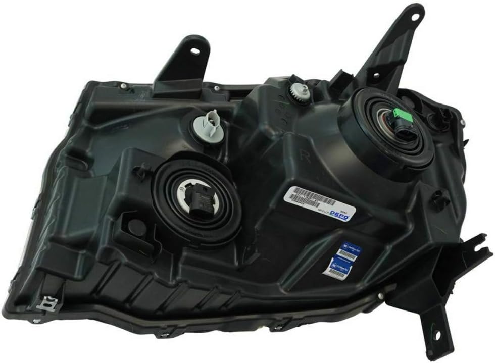 Headlight Assembly for 2012 2013 2014 Honda Pilot Driver and Passenger Side with Bulbs D164582