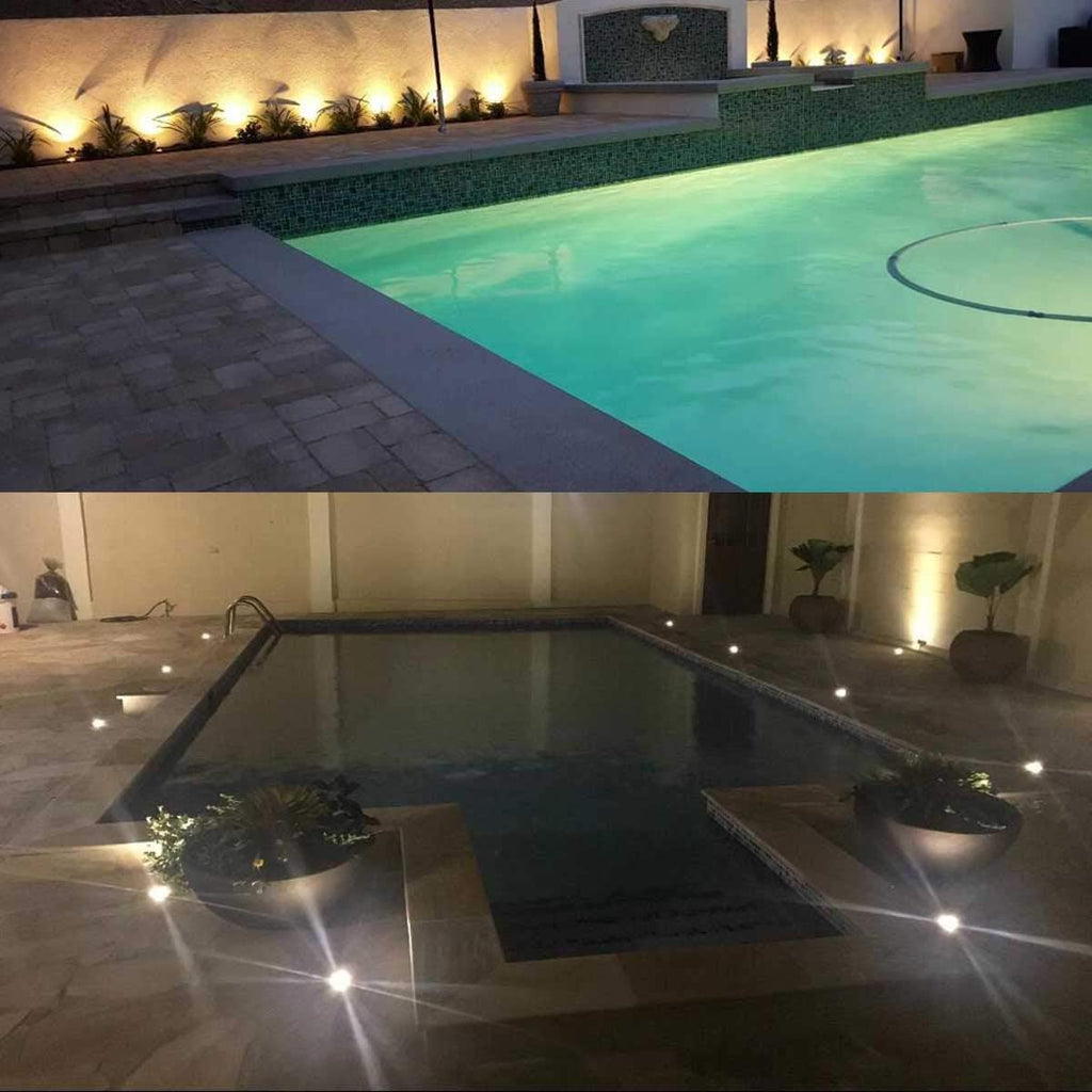 8 Pack 3W LED Warm White Low Voltage Landscape Lights V416915