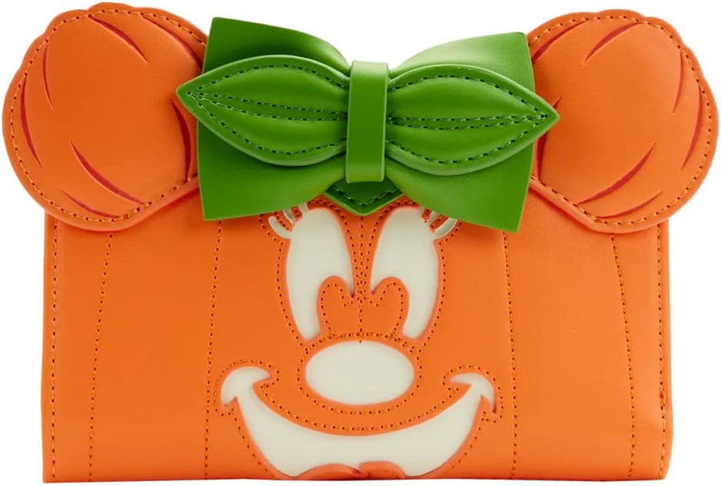 Glow in the Dark Pumpkin Flap Wallet V973