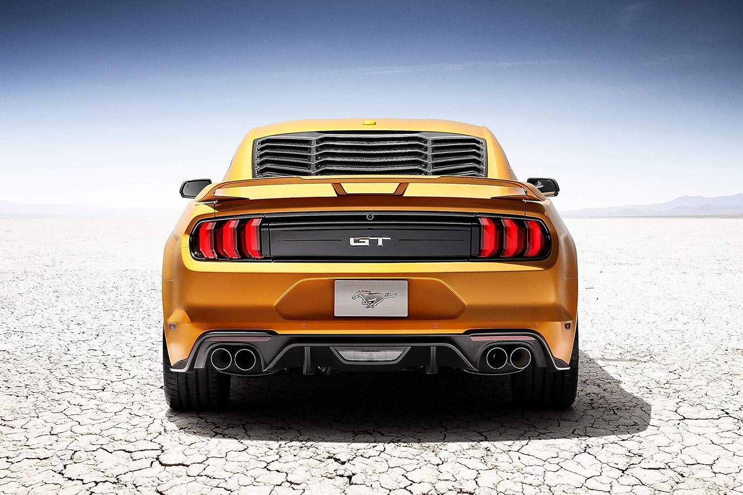 Carbon Fiber Rear Window Louvers for Ford Mustang N4779