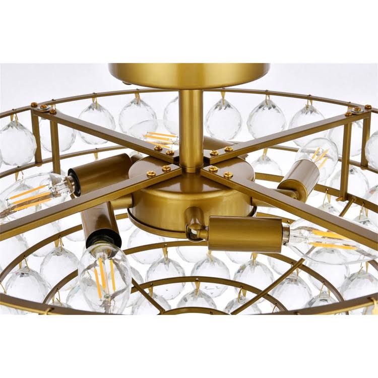 Brass Flush Mount F3205