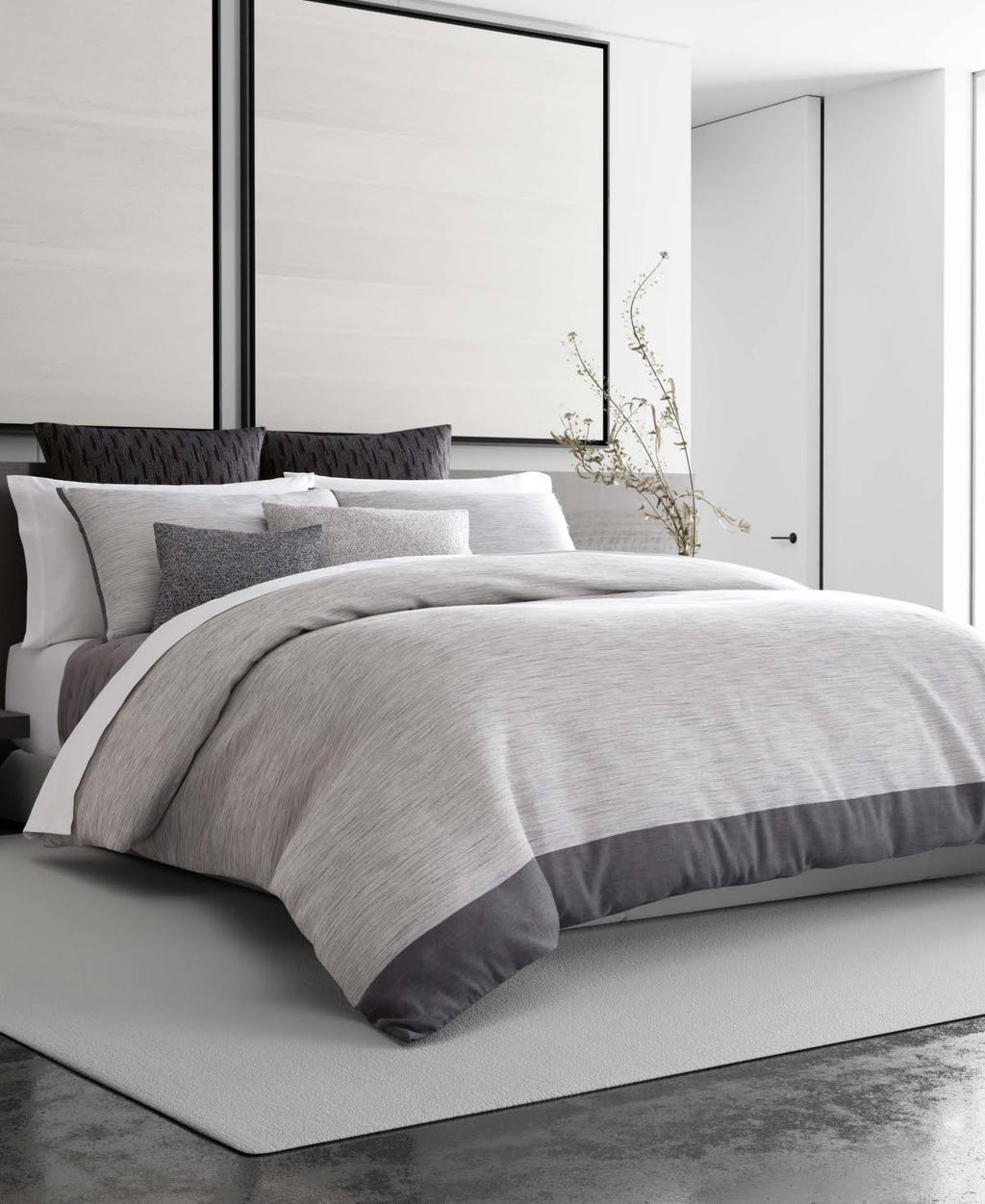 Gray Queen Duvet Cover Y75280
