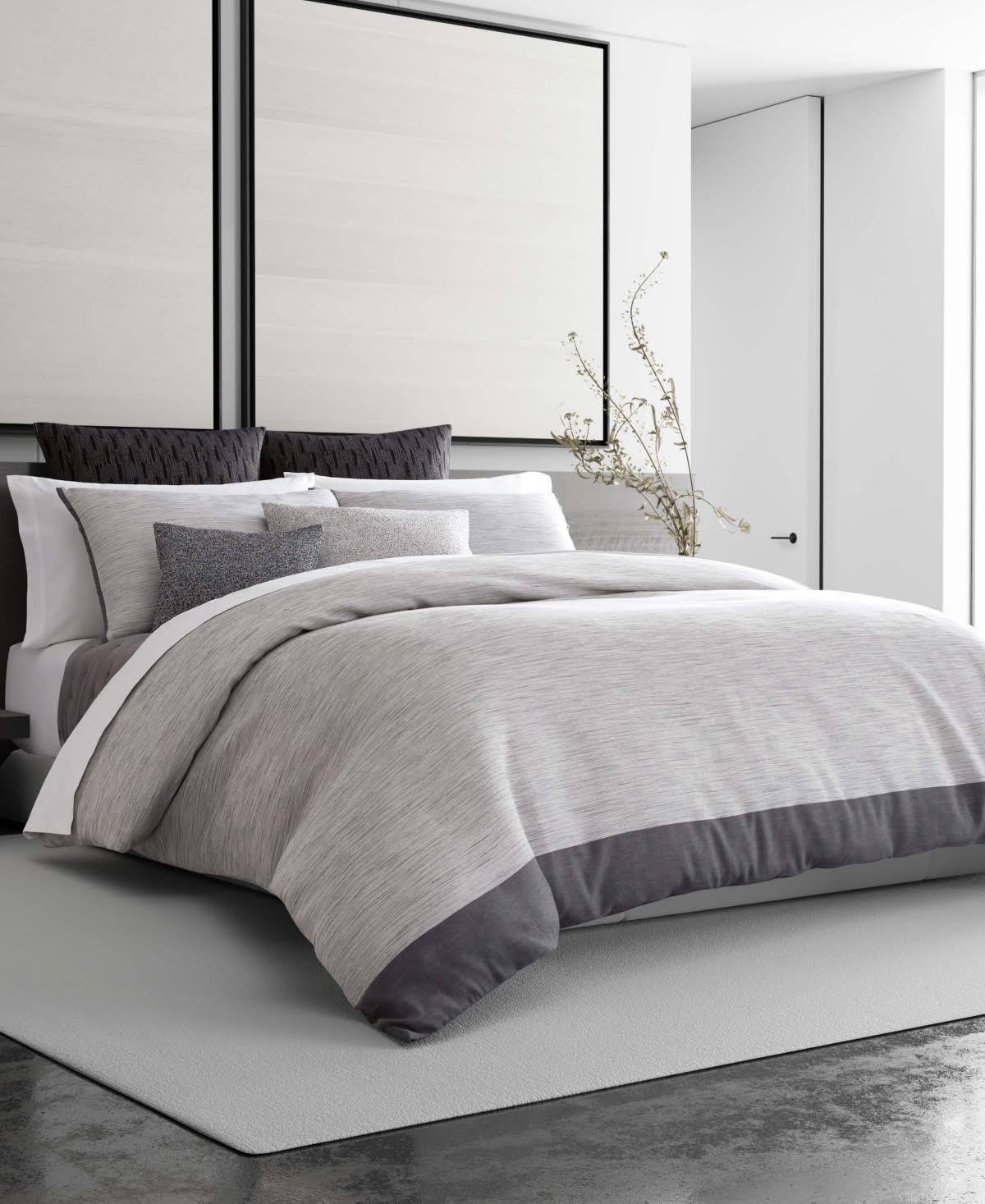 Gray Queen Duvet Cover Y75280