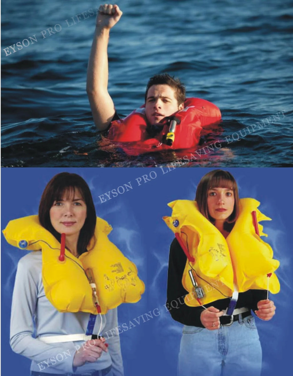 Manual Inflatable Waist Pack Life Jacket with Whistle B49684