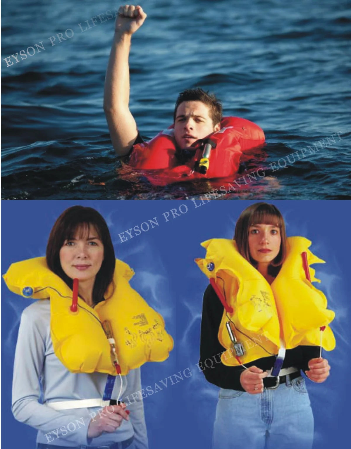Manual Inflatable Waist Pack Life Jacket with Whistle B49684