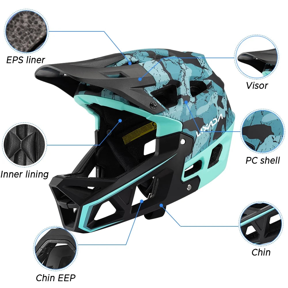 Full Face Mountain Bike Helmet Y52772